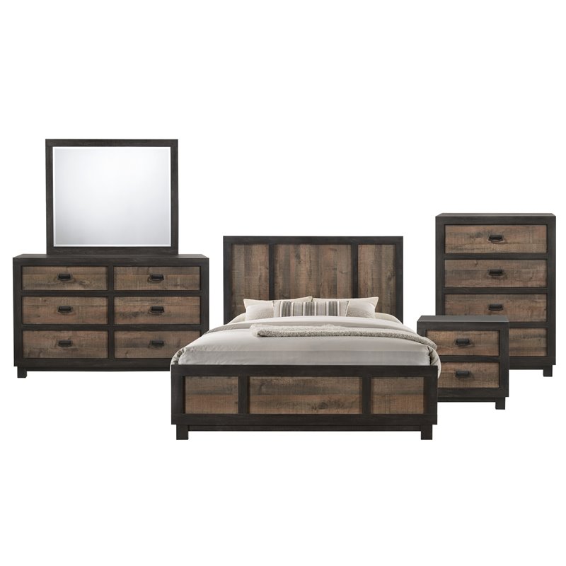 Picket House Furnishings Harrison Full Panel 5PC Bedroom Set