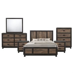 Picket House Furnishings Harrison Full Panel 6PC Bedroom Set