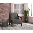 Picket House Furnishings Dayna Gray Accent Chair with Brown Frame