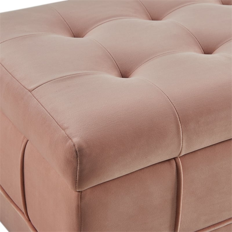 Picket House Furnishings Jude Tufted Storage Ottoman