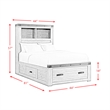 Picket House Furnishings Montauk Youth Twin Platform Storage Bed