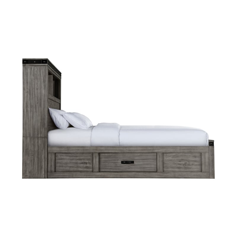Picket House Furnishings Montauk Youth Full Platform Storage Bed