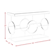 Picket House Furnishings Katie Rectangle Mirrored Sofa Table