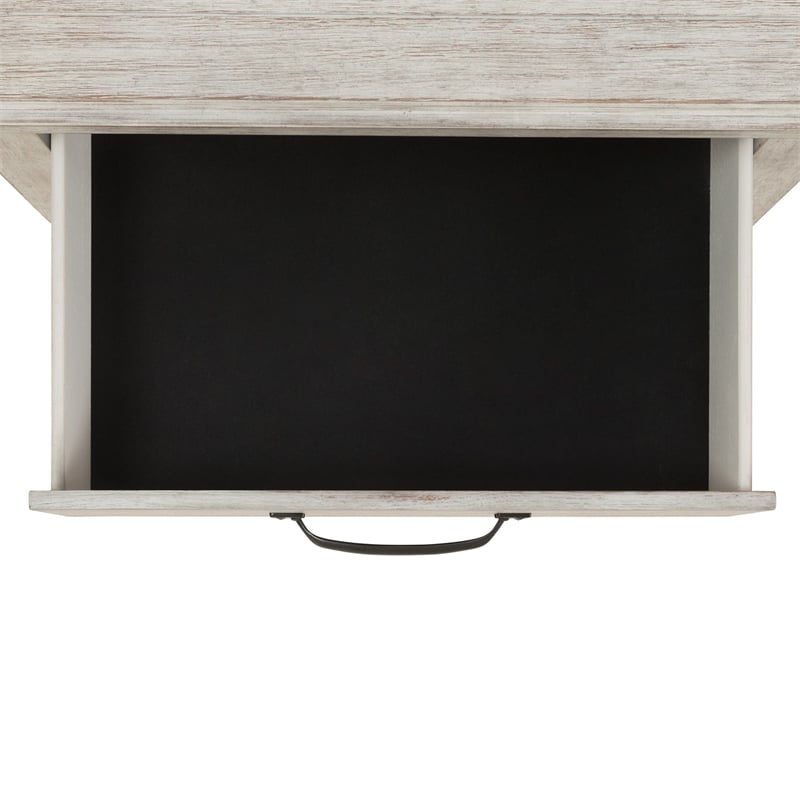 Picket House Furnishings Jack 2-Drawer Nightstand with USB Ports in White