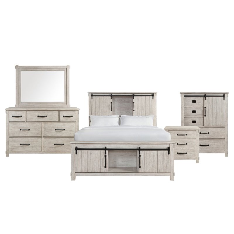 Picket House Furnishings Jack Queen Platform Storage 5PC Bedroom Set