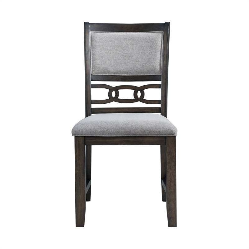 Picket House Furnishings Taylor Standard Height Side Chair Set in Walnut