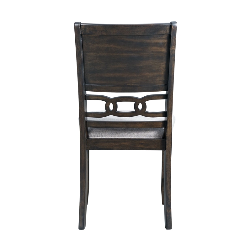 Picket House Furnishings Taylor Standard Height Side Chair Set in Walnut