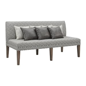 picket house furnishings hayward upholstered dining settee