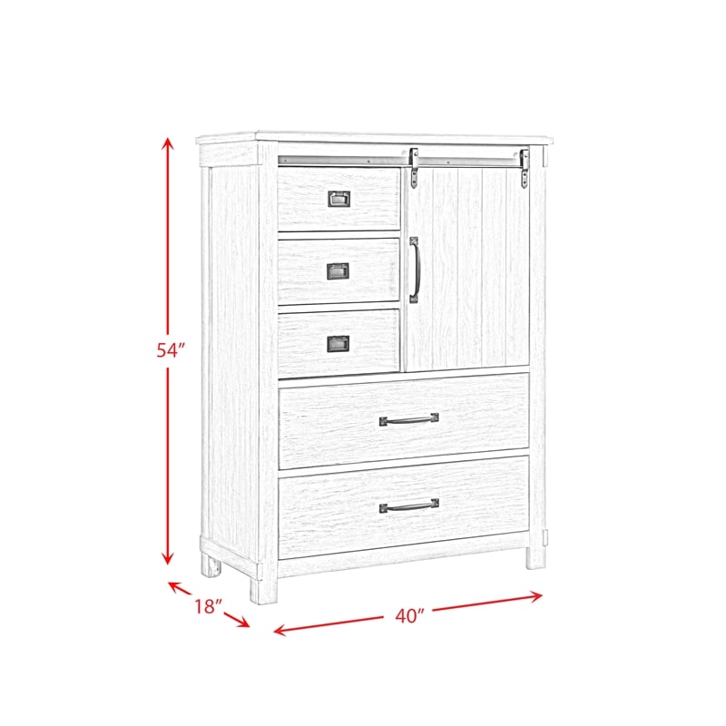 Picket House Furnishings Jack 5-Drawer Gentlemen's Chest