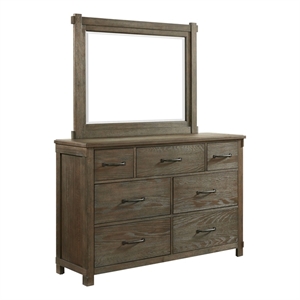 picket house furnishings jack 7 drawer dresser in brown