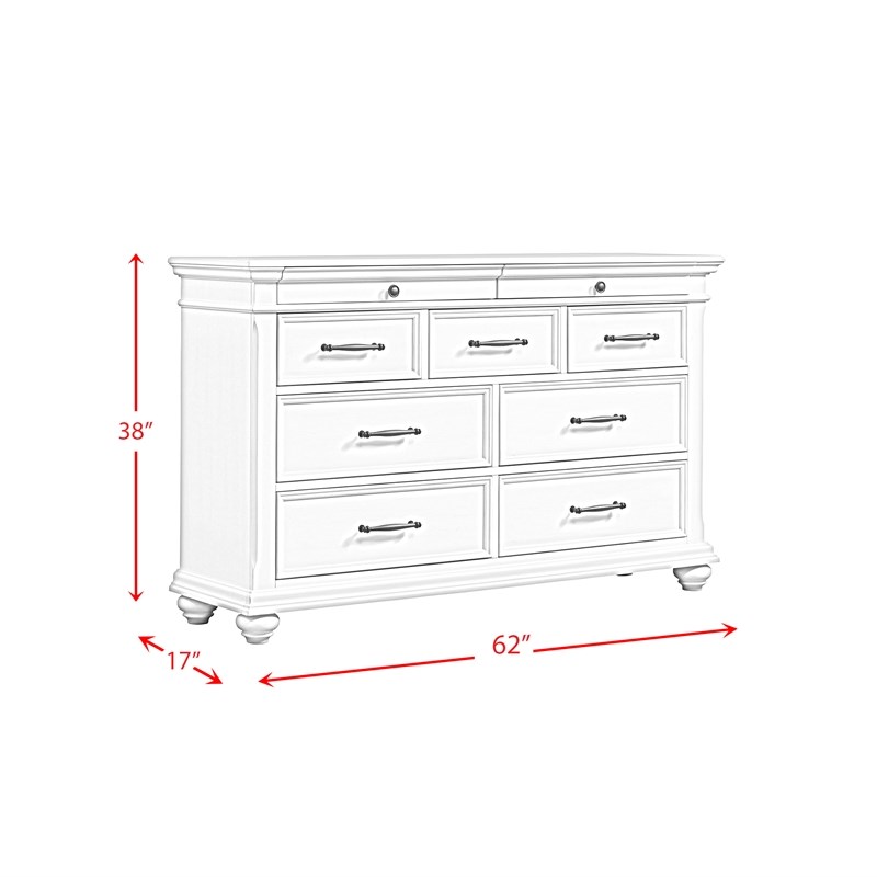 Picket House Furnishings Brooks 9-Drawers Bedroom Dresser