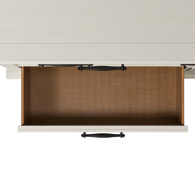 Picket House Furnishings Brooks 9-Drawer Wood Dresser with Mirror in White