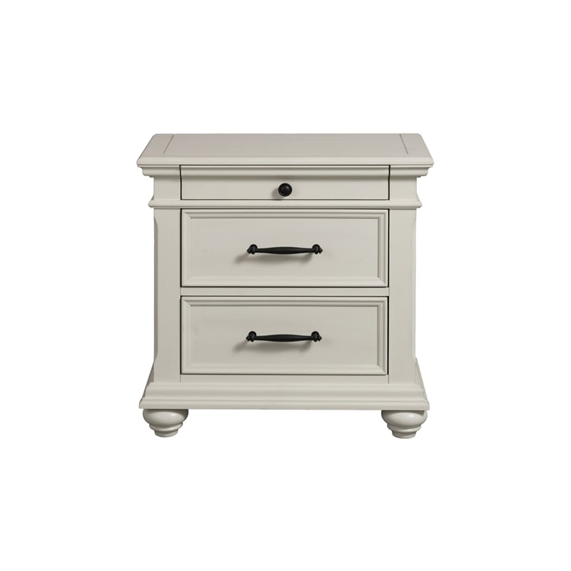 Picket House Furnishings Brooks 3 Drawer Nightstand With Usb Ports Sr600ns