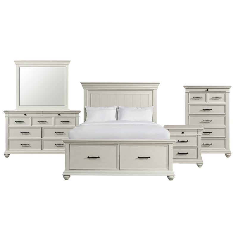 Picket House Furnishings Brooks King Platform Storage 5PC Bedroom Set