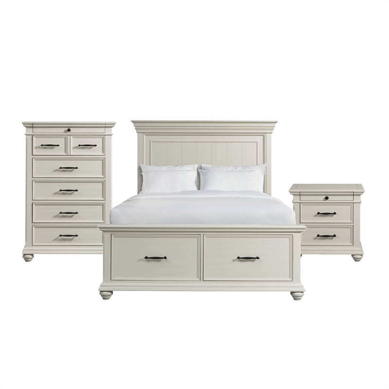 Picket House Furnishings Brooks King Platform Storage 3PC Bedroom Set