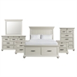 Picket House Furnishings Brooks Queen Platform Storage 6PC Bedroom Set