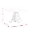 Picket House Furnishings Liam Round 5PC Dining Set-Table & Four Chairs