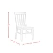 Picket House Furnishings Liam Round 5PC Dining Set-Table & Four Chairs