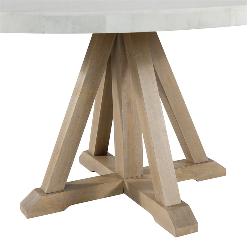 Picket House Furnishings Liam Round 5PC Dining Set-Table & Four Chairs
