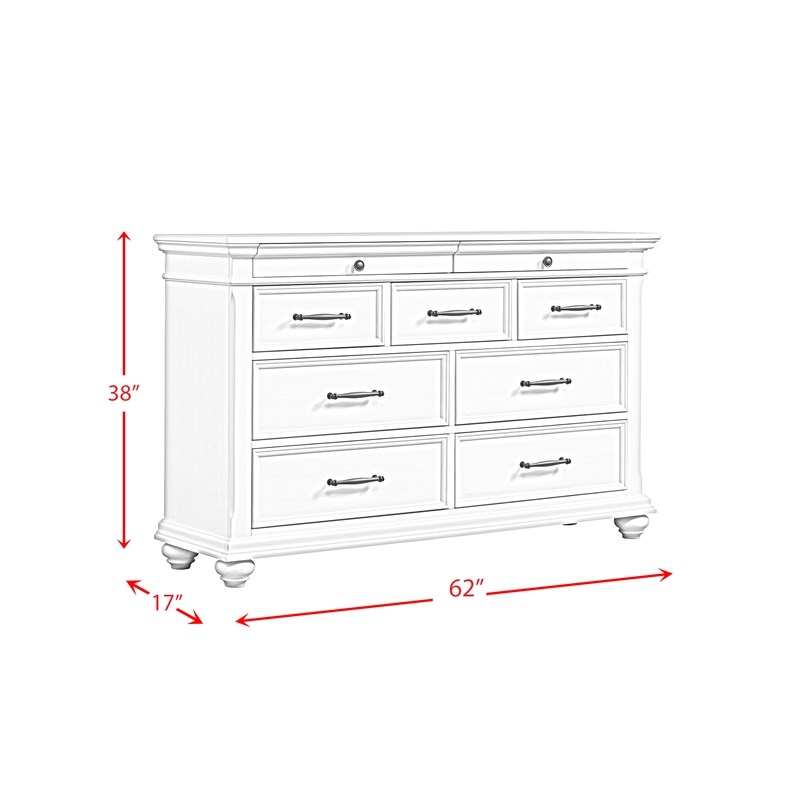 Picket House Furnishings Brooks 9-Drawer Dresser in Black