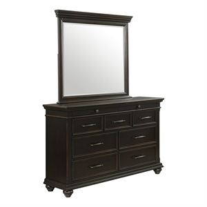 picket house furnishings brooks 9-drawer dresser in black