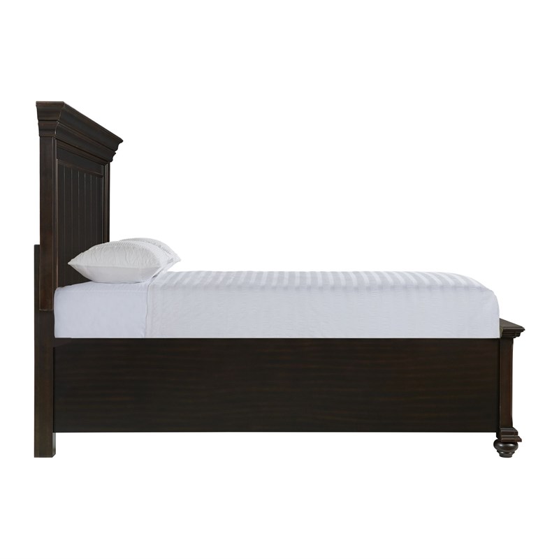 Picket House Furnishings Brooks Queen Platform Storage Bed in Black