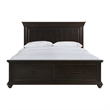 Picket House Furnishings Brooks King Platform Storage Bed in Black