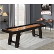 Picket House Furnishings Asher Shuffleboard Table in Brown