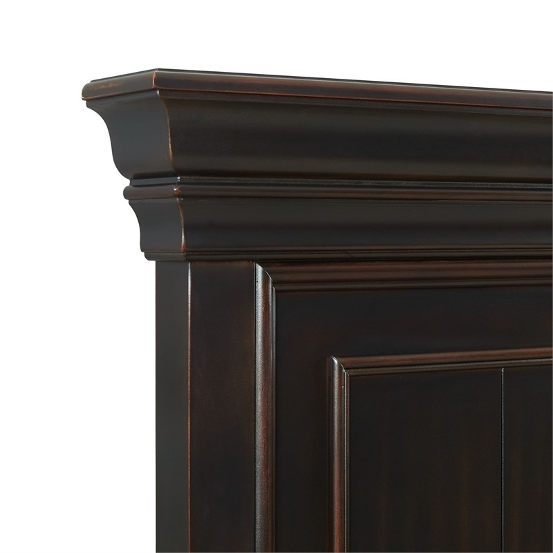 Picket House Furnishings Brooks Queen Platform Storage 6PC Bedroom Set in Black