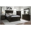 Picket House Furnishings Brooks King Platform Storage 4PC Bedroom Set in Black