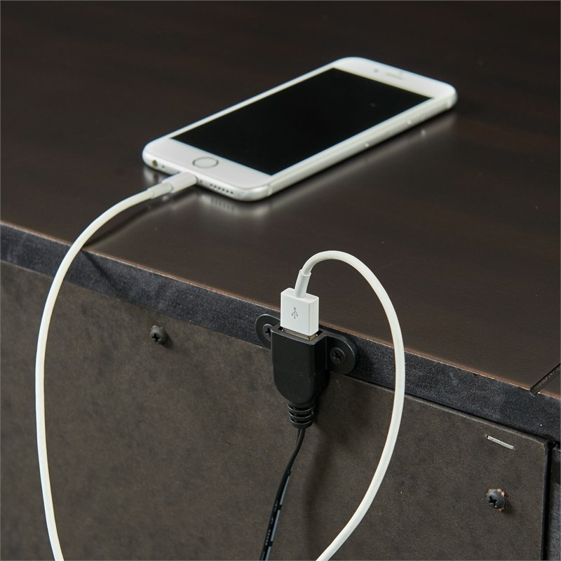 Picket House Furnishings Brooks King Platform Storage 6PC Bedroom Set in Black