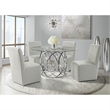Picket House Furnishings Cade Upholstered Side Chair Set in Gray