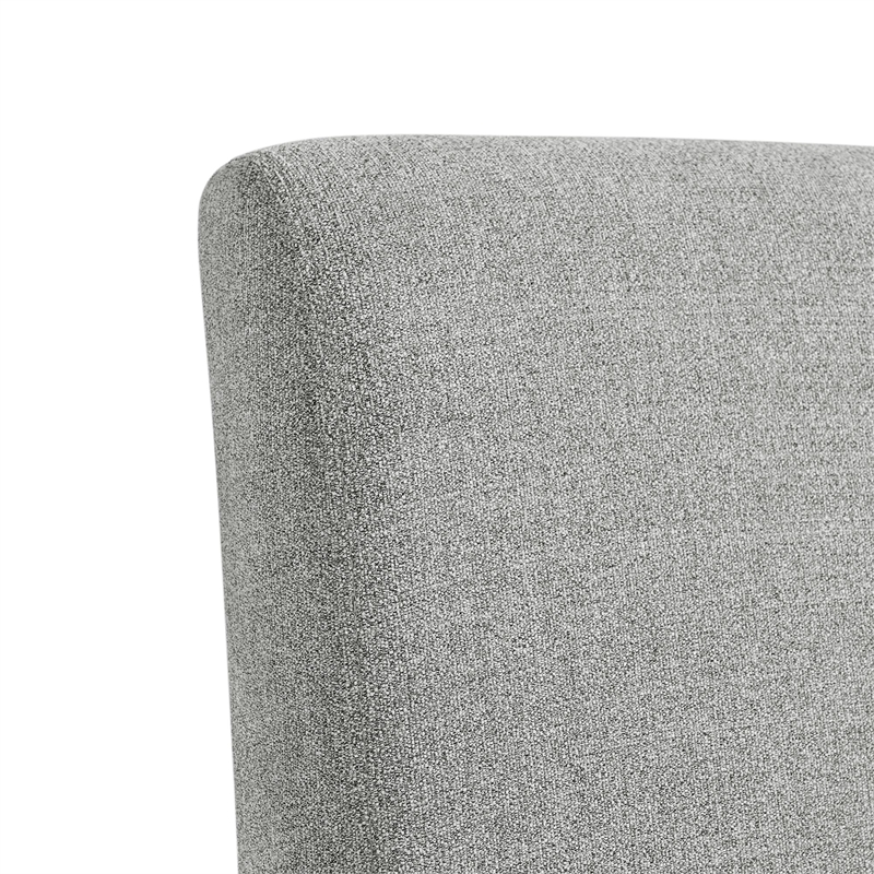 Picket House Furnishings Cade Upholstered Side Chair Set in Gray