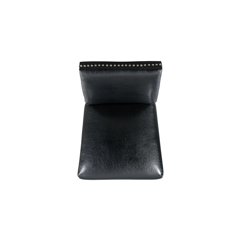 Picket House Furnishings Pia Faux Leather Side Chair Set in Black