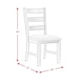Picket House Furnishings Tuttle 3PC Drop Leaf Dining Set in Black