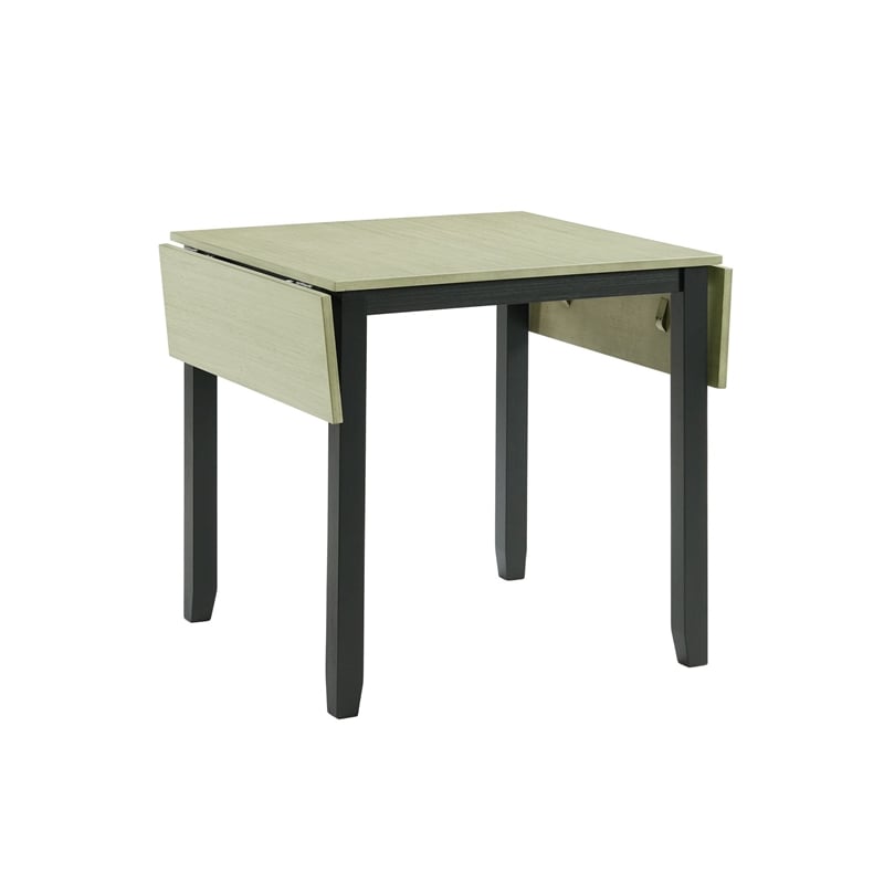 Picket House Furnishings Tuttle 3PC Drop Leaf Dining Set in Black