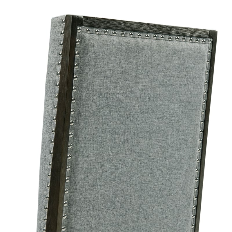 Picket House Furnishings 7PC Standard Height Dining Table Set in Gray