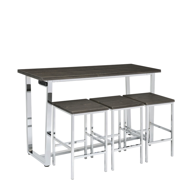 Picket House Furnishings Nadine Multipurpose Bar Table Set Cymax Business
