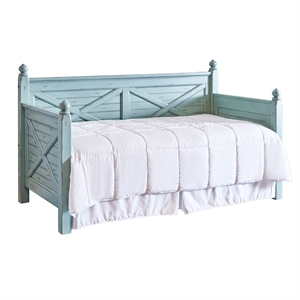 picket house furnishings skylar twin daybed in distressed blue