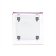 Picket House Furnishings Peek Acrylic Snack Table in Pink