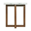 Picket House Furnishings Meyers 2PC Occasional Marble Table Set in White