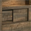 Picket House Furnishings Beckett King Bookcase Panel 5PC Bedroom Set w/Bluetooth