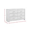 Picket House Furnishings Beckett 6-Drawers Bedroom Dresser