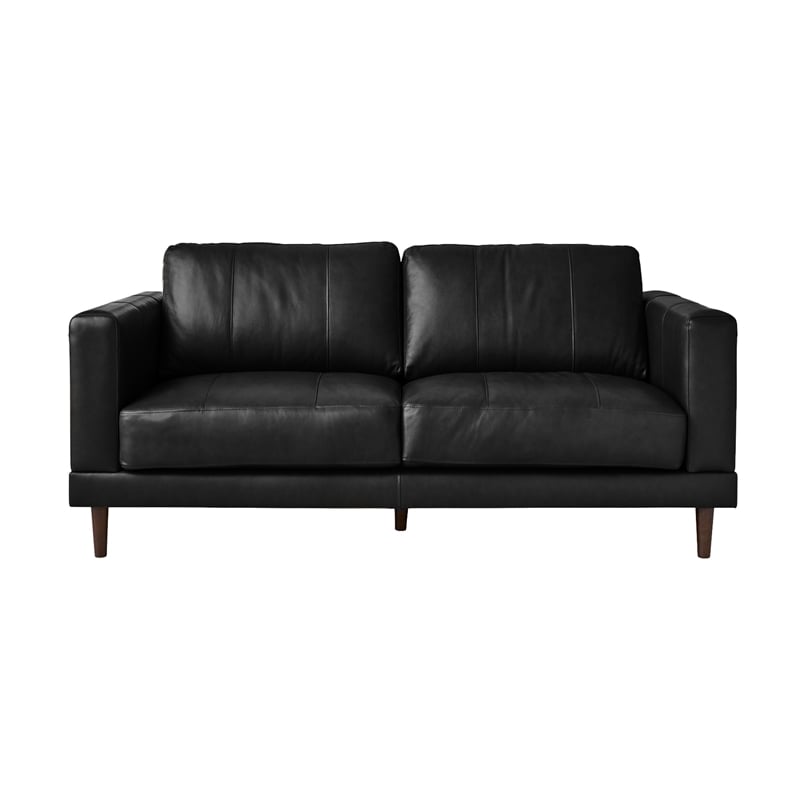 Picket House Furnishings Hanson Loveseat in Fiero Black