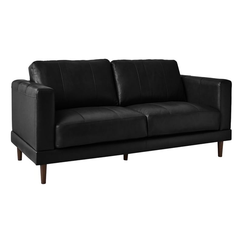 Picket House Furnishings Hanson Loveseat in Fiero Black