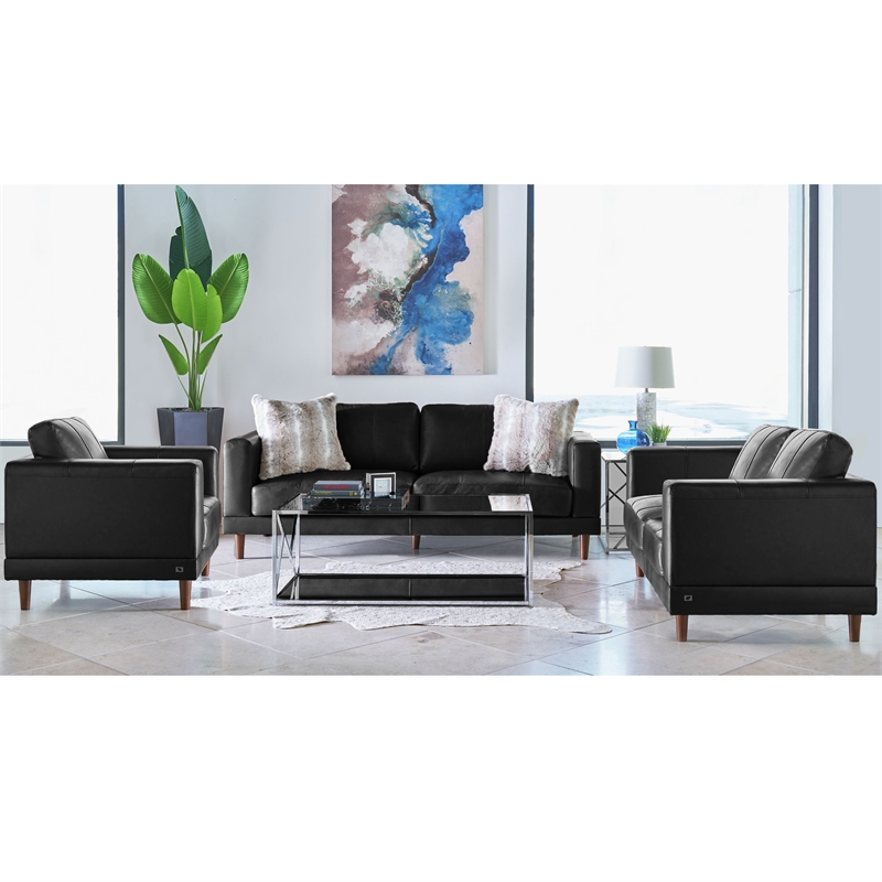 Picket House Furnishings Hanson 3PC Set in Fiero Black