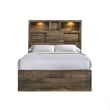 Picket House Furnishings Beckett Full Bookcase Panel Bed with Bluetooth