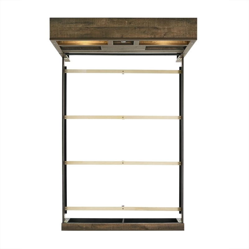 Picket House Furnishings Beckett Full Bookcase Panel Bed with Bluetooth
