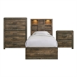 Picket House Furnishings Beckett Twin Bookcase Panel 3PC Bedroom Set
