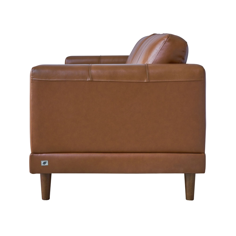 Picket House Furnishings Hanson Loveseat in Fiero Tan
